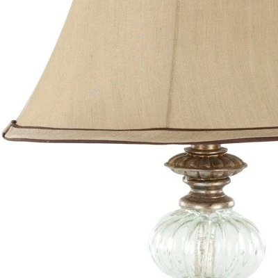 (Set of 2) 22.5" Scarlett Glass Globe Table Lamp Antique Gold/Clear (Includes CFL Light Bulb) - Safavieh 3 (Set of 2) 22.5" Scarlett Glass Globe Table Lamp Antique Gold/Clear (Includes CFL Light Bulb) - Safavieh - Image 3