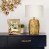 Leaf Table Lamp Gold (Includes LED Light Bulb) - Opalhouse™