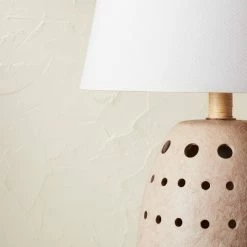 Opalhouse Designed With Jungalow Ceramic Cutout Table Lamp with Lit Base White (Includes LED Light Bulb) - Opalhouse™ designed with Jungalow™ -Desk Lamps sales shop unnamed file 5506