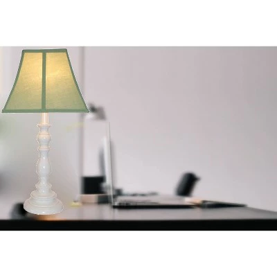 Creative Motion Industries White Resin Table Lamp Purple 4 Creative Motion Industries White Resin Table Lamp Purple - Image 4