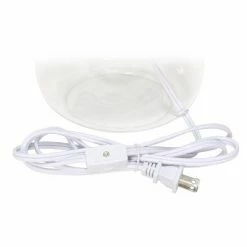 Glass Table Lamp with Fabric Shade Fresh White - Simple Designs 12 Glass Table Lamp with Fabric Shade Fresh White - Simple Designs -Desk Lamps sales shop unnamed file 572