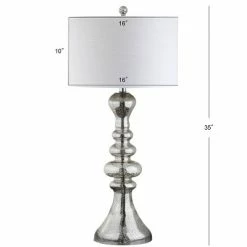 JONATHAN Y 35" Madeline Curved Glass Table Lamp (Includes LED Light Bulb) - JONATHAN Y Blue -Desk Lamps sales shop unnamed file 615