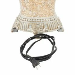 Olivia & May 30" x 18" Glam Glass Table Lamp Beige - Olivia & May 15 Olivia & May 30" x 18" Glam Glass Table Lamp Beige - Olivia & May -Desk Lamps sales shop unnamed file 735