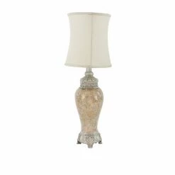 Olivia & May 30" x 18" Glam Glass Table Lamp Beige - Olivia & May 18 Olivia & May 30" x 18" Glam Glass Table Lamp Beige - Olivia & May -Desk Lamps sales shop unnamed file 738