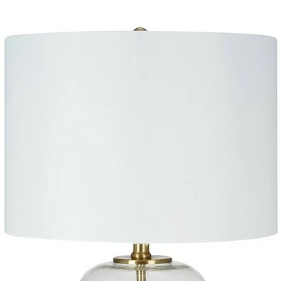 25" Glass Table Lamp Clear (Includes CFL Light Bulb) - Cresswell Lighting 2 25" Glass Table Lamp Clear (Includes CFL Light Bulb) - Cresswell Lighting - Image 2