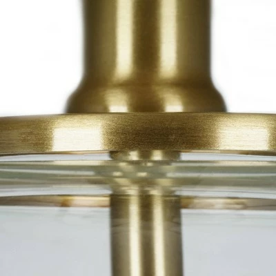 25" Glass Table Lamp Clear (Includes CFL Light Bulb) - Cresswell Lighting 3 25" Glass Table Lamp Clear (Includes CFL Light Bulb) - Cresswell Lighting - Image 3