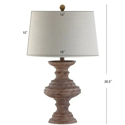 JONATHAN Y 26.5" Scarlett Resin Table Lamp (Includes LED Light Bulb) Brown - JONATHAN Y 3 JONATHAN Y 26.5" Scarlett Resin Table Lamp (Includes LED Light Bulb) Brown - JONATHAN Y - Image 3