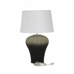 Olivia & May 15" x 23.75" Ombre Textured Ceramic Table Lamp with Shade White - Olivia & May -Desk Lamps sales shop unnamed file 803