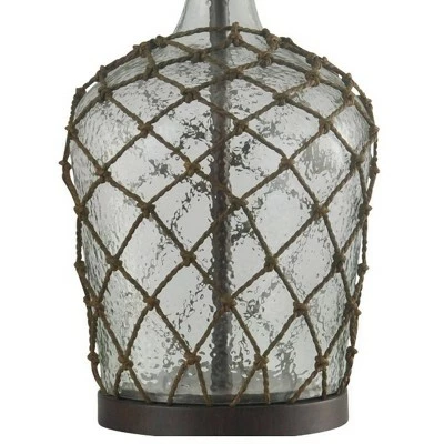 30" Cayos Rope Glass Table Lamp Clear - StyleCraft 2 30" Cayos Rope Glass Table Lamp Clear - StyleCraft - Image 2