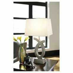 Amayeta Table Lamp Silver Finish - Signature Design by Ashley