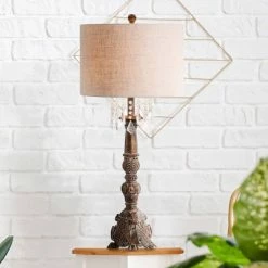 JONATHAN Y 33.5" Resin/Acrylic Carlisle Table Lamp (Includes LED Light Bulb) Brown - JONATHAN Y 7 JONATHAN Y 33.5" Resin/Acrylic Carlisle Table Lamp (Includes LED Light Bulb) Brown - JONATHAN Y -Desk Lamps sales shop unnamed file 873