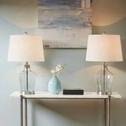 510 Design (Set of 2) 24.75" Harmony Table Lamp Gray -Desk Lamps sales shop unnamed file 923