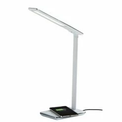 16" Declan Charge Wireless Charging Multi-Function Desk Lamp (Includes LED Light Bulb) White - Adesso -Desk Lamps sales shop unnamed file 945