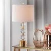 JONATHAN Y 25.25" Crystal Ashley Table Lamp (Includes LED Light Bulb) White - JONATHAN Y