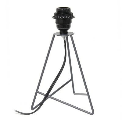 Down To The Wire Table Lamp with Fabric Shade Gray - Simple Designs 5 Down To The Wire Table Lamp with Fabric Shade Gray - Simple Designs - Image 5