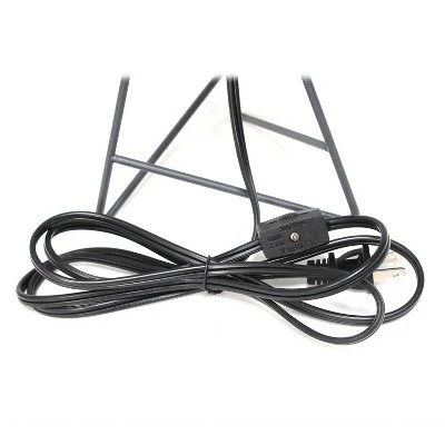 Down To The Wire Table Lamp with Fabric Shade Gray - Simple Designs 6 Down To The Wire Table Lamp with Fabric Shade Gray - Simple Designs - Image 6